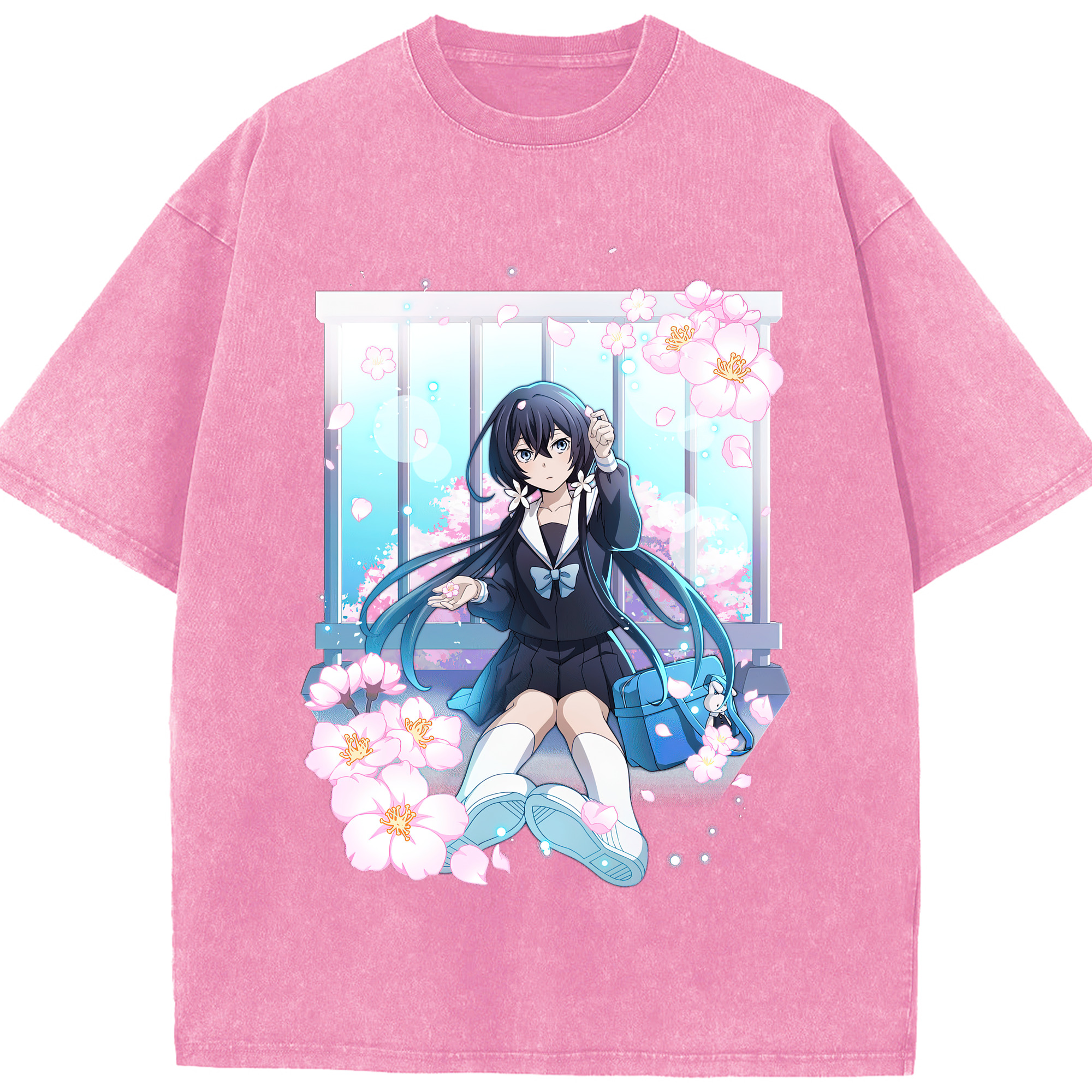 （画像用） 文豪ストレイドッグス Bungo Stray Dogs 綿100% ヴィンテージ風 半袖Tシャツ（フロントプリント）